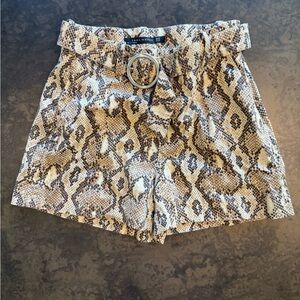 Zara Snake Print Women Shorts. Size XS